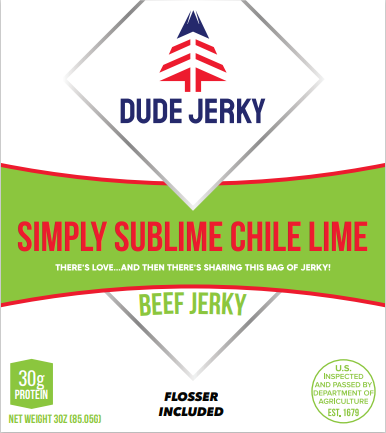 Simply Sublime Chili Lime – DUDE JERKY